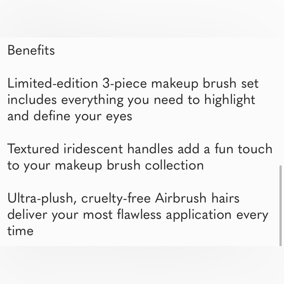 It Cosmetics X Ana Jaks Prismatic Eye Makeup Brush Set Limited Edition - Picture 6 of 7